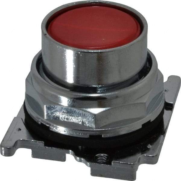 Eaton Cutler-Hammer - Flush Pushbutton Switch Operator - Red, Round Button, Nonilluminated - Apex Tool & Supply