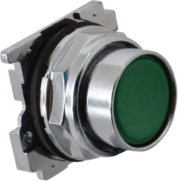Eaton Cutler-Hammer - Flush Pushbutton Switch Operator - Green, Round Button, Nonilluminated - Apex Tool & Supply