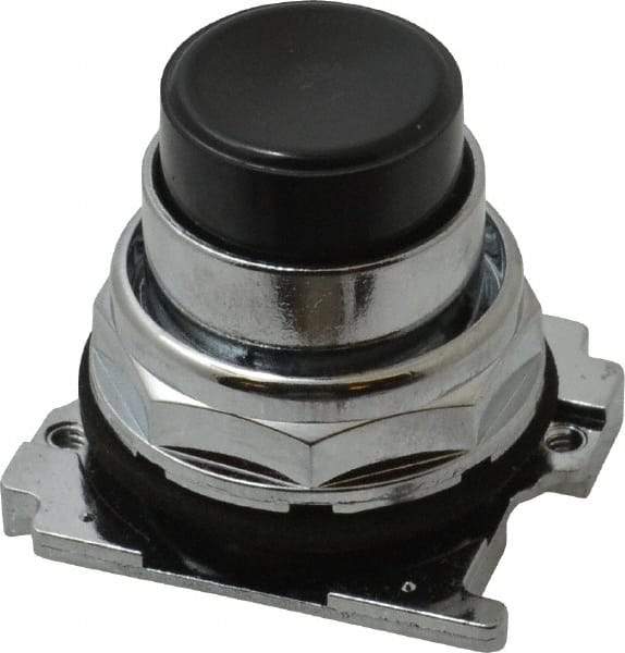 Eaton Cutler-Hammer - Extended Straight Pushbutton Switch Operator - Black, Round Button, Nonilluminated - Apex Tool & Supply