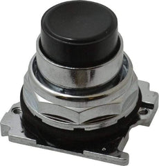 Eaton Cutler-Hammer - Extended Straight Pushbutton Switch Operator - Black, Round Button, Nonilluminated - Apex Tool & Supply