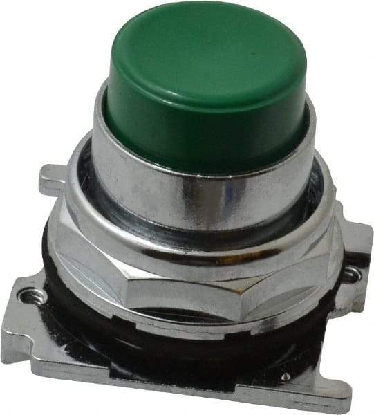 Eaton Cutler-Hammer - Extended Straight Pushbutton Switch Operator - Green, Round Button, Nonilluminated - Apex Tool & Supply