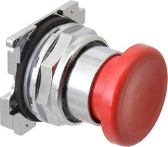 Eaton Cutler-Hammer - Extended Mushroom Head Pushbutton Switch Operator - Red, Round Button, Nonilluminated - Apex Tool & Supply
