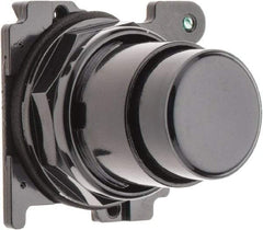 Eaton Cutler-Hammer - Extended Straight Pushbutton Switch Operator - Black, Round Button, Nonilluminated - Apex Tool & Supply
