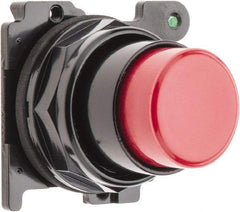 Eaton Cutler-Hammer - Extended Straight Pushbutton Switch Operator - Red, Round Button, Nonilluminated - Apex Tool & Supply