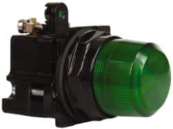 Eaton Cutler-Hammer - 120 VAC Green Lens Incandescent Indicating Light - Corrosion Resistant, Oiltight, Watertight - Apex Tool & Supply