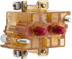 Eaton Cutler-Hammer - 2NC, 0.5 Amp, Electrical Switch Contact Block - 120 VAC/VDC, Pressure Terminal, 30-1/2mm Hole, For Use with E34 Operators, Standard 10250T - Apex Tool & Supply