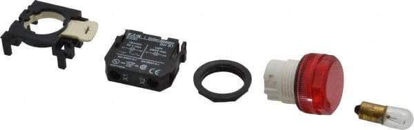 Eaton Cutler-Hammer - 24 VAC/VDC Red Lens Incandescent Indicating Light - Round Lens - Apex Tool & Supply