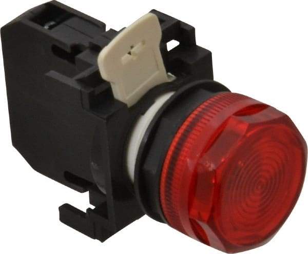 Eaton Cutler-Hammer - 120 VAC/VDC Red Lens Incandescent Indicating Light - Round Lens - Apex Tool & Supply