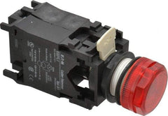 Eaton Cutler-Hammer - 120 VAC/VDC Red Lens Incandescent Indicating Light - Round Lens - Apex Tool & Supply