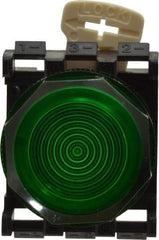 Eaton Cutler-Hammer - Round Pilot and Indicator Light Lens - Green, 25mm Lens Diameter - Apex Tool & Supply