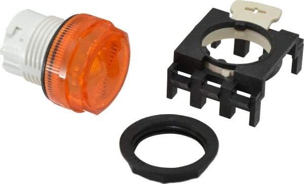 Eaton Cutler-Hammer - Round Pilot and Indicator Light Lens - Amber, 25mm Lens Diameter - Apex Tool & Supply