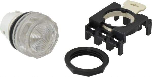 Eaton Cutler-Hammer - Round Pilot and Indicator Light Lens - Clear, 25mm Lens Diameter - Apex Tool & Supply
