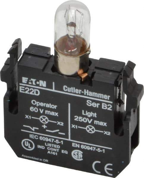 Eaton Cutler-Hammer - 120 VAC/VDC Incandescent Indicating Light - Apex Tool & Supply