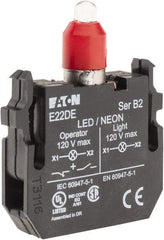 Eaton Cutler-Hammer - 24 VAC/VDC Red Lens LED Indicating Light - Apex Tool & Supply