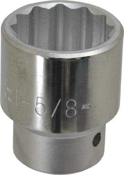 Proto - 1-5/8", 1" Drive, Standard Hand Socket - 12 Points, 3-1/4" OAL - Apex Tool & Supply