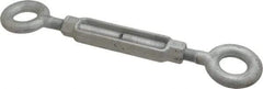 Made in USA - 7,200 (Eye) Lb Load Limit, 7/8" Thread Diam, 6" Take Up, Steel Eye & Eye Turnbuckle - 18" Closed Length - Apex Tool & Supply