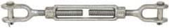 Made in USA - 5,200 Lb Load Limit, 3/4" Thread Diam, 6" Take Up, Steel Jaw & Jaw Turnbuckle - 17" Closed Length - Apex Tool & Supply
