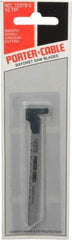 Porter-Cable - 3-1/2" Long, 10 Teeth per Inch, Carbon Steel Jig Saw Blade - Toothed Edge, 1/4" Wide x 0.056" Thick, Hook Shank, Ground Taper Tooth Set - Apex Tool & Supply