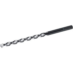 Walter-Titex - 9.7mm, 130° Point, Parabolic Flute, High Speed Steel Taper Length Drill Bit - Oxide Finish, 121mm Flute Length, 184mm OAL, Series A1522 - Apex Tool & Supply