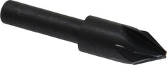 Keo - 3/8" Head Diam, 1/4" Shank Diam, 6 Flute 60° High Speed Steel Countersink - Apex Tool & Supply