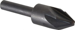 Keo - 1/2" Head Diam, 1/4" Shank Diam, 6 Flute 60° High Speed Steel Countersink - Apex Tool & Supply