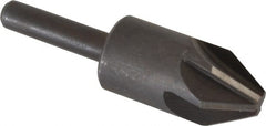 Keo - 5/8" Head Diam, 1/4" Shank Diam, 6 Flute 60° High Speed Steel Countersink - Apex Tool & Supply