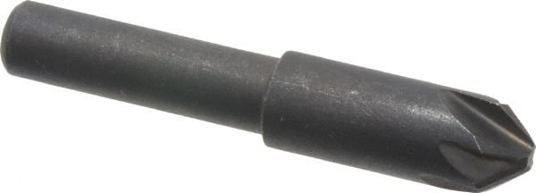 Keo - 5/16" Head Diam, 1/4" Shank Diam, 6 Flute 82° High Speed Steel Countersink - Apex Tool & Supply