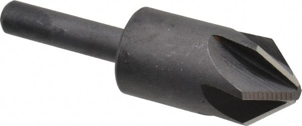 Keo - 5/8" Head Diam, 1/4" Shank Diam, 6 Flute 82° High Speed Steel Countersink - Apex Tool & Supply