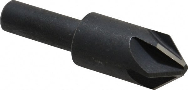 Keo - 5/8" Head Diam, 3/8" Shank Diam, 6 Flute 82° High Speed Steel Countersink - Apex Tool & Supply