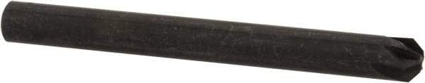Keo - 1/8" Head Diam, 1/8" Shank Diam, 6 Flute 90° High Speed Steel Countersink - Bright Finish, 1-1/4" OAL, Single End, Straight Shank, Right Hand Cut - Apex Tool & Supply