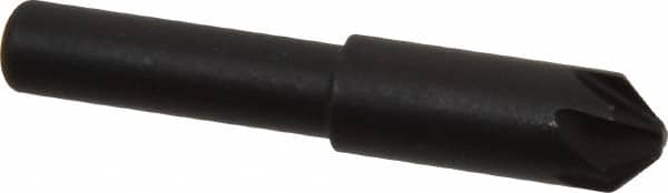 Keo - 5/16" Head Diam, 1/4" Shank Diam, 6 Flute 90° High Speed Steel Countersink - Apex Tool & Supply