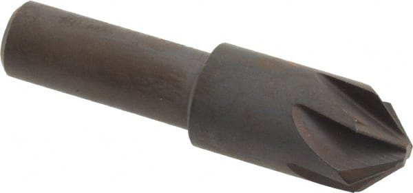 Keo - 1/2" Head Diam, 3/8" Shank Diam, 6 Flute 90° High Speed Steel Countersink - Apex Tool & Supply