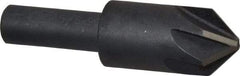 Keo - 5/8" Head Diam, 3/8" Shank Diam, 6 Flute 90° High Speed Steel Countersink - Bright Finish, 2-1/4" OAL, Single End, Straight Shank, Right Hand Cut - Apex Tool & Supply