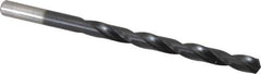 Chicago-Latrobe - Letter D 135° High Speed Steel Jobber Drill - TiAlN Finish, Right Hand Cut, Spiral Flute, Straight Shank, 4" OAL, Split Point - Apex Tool & Supply