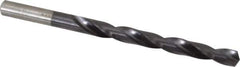 Chicago-Latrobe - Letter K 135° High Speed Steel Jobber Drill - TiAlN Finish, Right Hand Cut, Spiral Flute, Straight Shank, 4-1/4" OAL, Split Point - Apex Tool & Supply