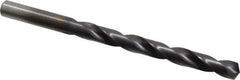 Chicago-Latrobe - Letter O 135° High Speed Steel Jobber Drill - TiAlN Finish, Right Hand Cut, Spiral Flute, Straight Shank, 4-1/2" OAL, Split Point - Apex Tool & Supply