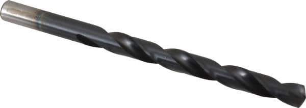 Chicago-Latrobe - Letter P 135° High Speed Steel Jobber Drill - TiAlN Finish, Right Hand Cut, Spiral Flute, Straight Shank, 4-5/8" OAL, Split Point - Apex Tool & Supply