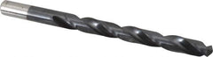 Chicago-Latrobe - Letter Q 135° High Speed Steel Jobber Drill - TiAlN Finish, Right Hand Cut, Spiral Flute, Straight Shank, 4-3/4" OAL, Split Point - Apex Tool & Supply