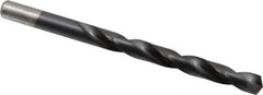 Chicago-Latrobe - Letter S 135° High Speed Steel Jobber Drill - TiAlN Finish, Right Hand Cut, Spiral Flute, Straight Shank, 4-7/8" OAL, Split Point - Apex Tool & Supply