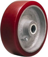 Hamilton - 6 Inch Diameter x 2 Inch Wide, Polyurethane on Aluminum Caster Wheel - 1,200 Lb. Capacity, 2-3/16 Inch Hub Length, 3/4 Inch Axle Diameter, Straight Roller Bearing - Apex Tool & Supply