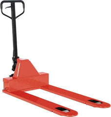 Vestil - 4,000 Lb Capacity, 6" Lift Industrial Pallet Truck - 1.88" Min Lift Height, 48" Fork Length x 7" Fork Width, 27" Overall Width - Apex Tool & Supply