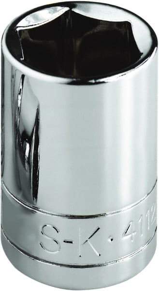 SK - 1-5/16", 1/2" Drive, Standard Hand Socket - 6 Points, Steel, Chrome Finish - Apex Tool & Supply