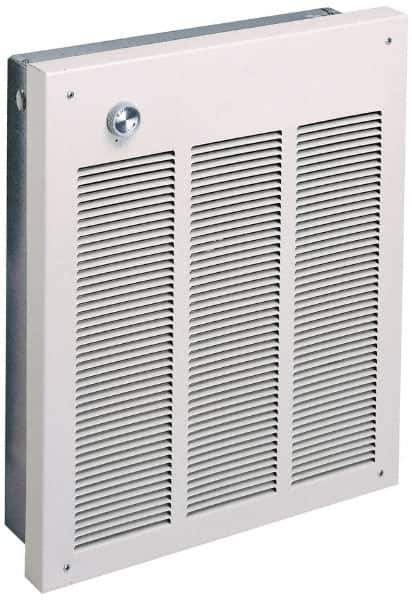 Marley - 120 Volt, 1,500 Watt, 12.5 Amps, 100 CFM, 5,120 Max BTU, High Capacity Wall Heater - 14-5/8 Wide x 3-7/8 Deep x 18-1/4 High - Apex Tool & Supply