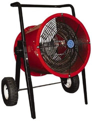 Marley - 51,180 Max BTU Rating, Portable Unit Heater - 36.3 Amps, 240/208 Volts, 21" Wide x 34" High - Apex Tool & Supply