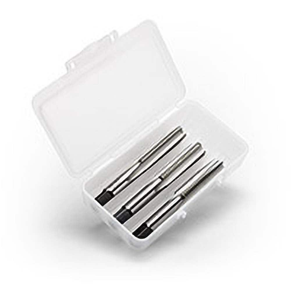 Titan USA - Tap Sets; Thread Size: 7/16-20 ; Number of Flutes: 4 ; Chamfer: Bottoming; Plug; Taper ; Material: High Speed Steel ; Finish/Coating: Uncoated ; Thread Direction: Right Hand - Exact Industrial Supply