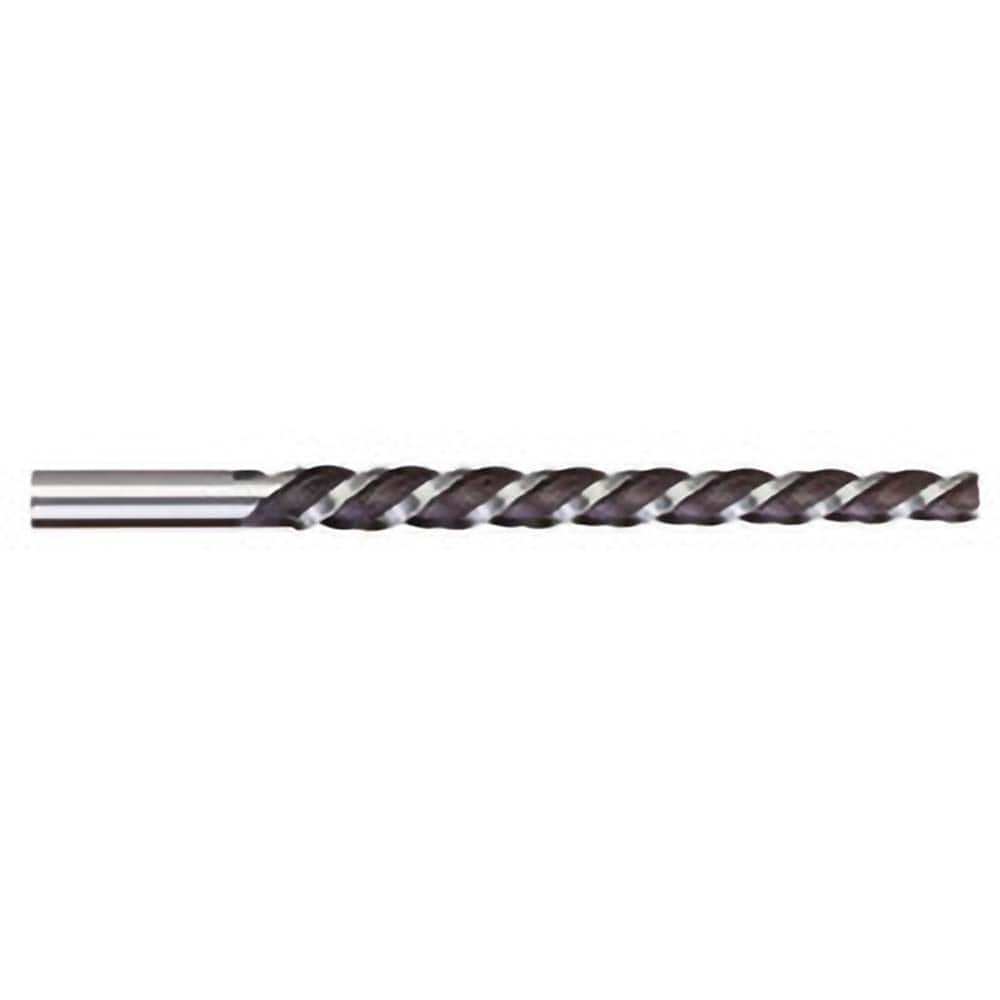 Titan USA - Taper Pin Reamers; Taper Pin Size (Number): #3/0 (Wire); Small End Diameter (Decimal Inch): 0.1029 ; Reamer Diameter (Decimal Inch): 0.1302 ; Flute Type: Helical ; Shank Type: Straight ; Overall Length (Inch): 2-5/16 - Exact Industrial Supply