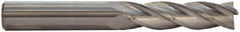 M.A. Ford - 1", 3" LOC, 1" Shank Diam, 6" OAL, 4 Flute, Solid Carbide Square End Mill - Single End, ALtima Finish, Spiral Flute, 30° Helix, Centercutting, Right Hand Cut, Right Hand Flute - Apex Tool & Supply