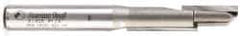 Amana Tool - 1/2" Diam, 1/2" Shank Diam, 2" Length of Cut, 2 Flute Straight Plunge Router Bit - 4-1/4" Overall Length, Carbide Tipped - Apex Tool & Supply