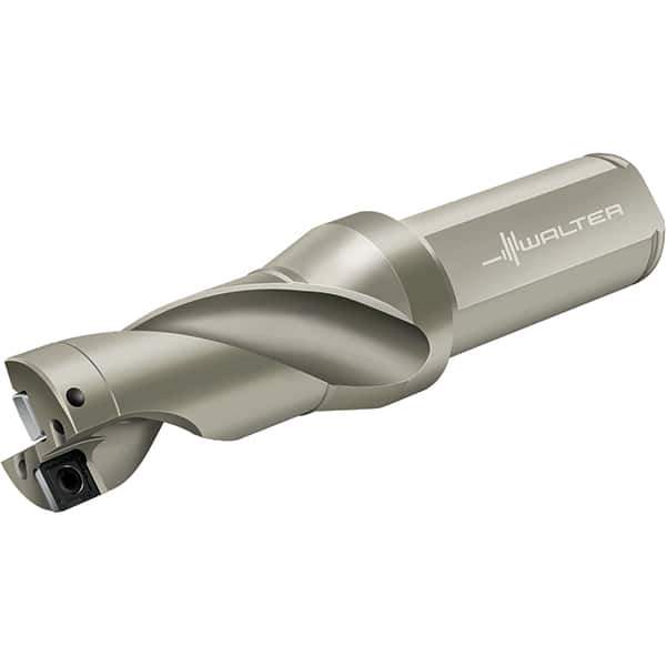 Walter - 57mm Max Drill Depth, 2xD, 28.5mm Diam, Indexable Insert Drill - 2 Inserts, 32mm Shank Diam, Flange Shank - Apex Tool & Supply