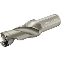 Walter - 92mm Max Drill Depth, 2xD, 46mm Diam, Indexable Insert Drill - 2 Inserts, 40mm Shank Diam, Flange Shank - Apex Tool & Supply
